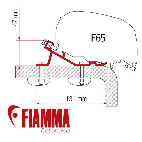 피아마 킷 스탠다드 브라켓 (F65/F80s 어닝 전용)